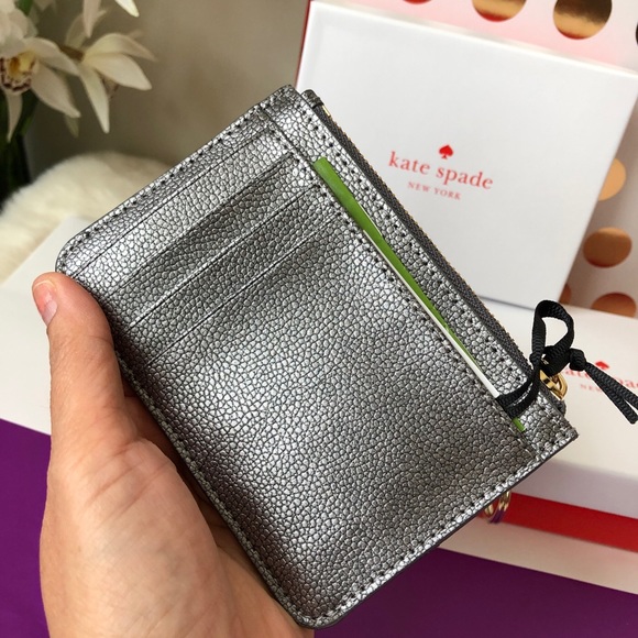 🌹Kate Spade Glittery Credit Card  Coin purse 🌹 - Picture 4 of 5